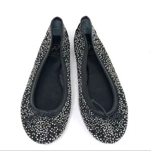 Adrianna Papell  Mesh Flats with Rhinestones Sz 8M